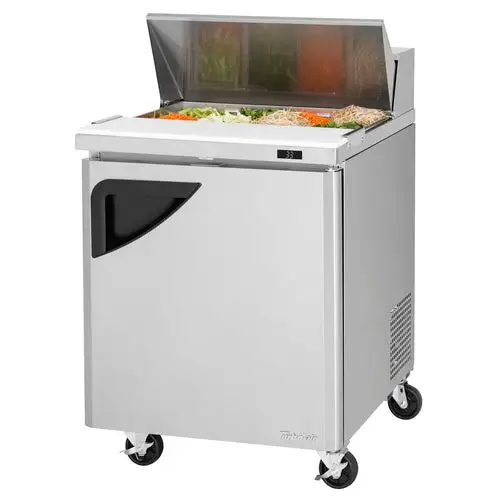 Turbo Air TST-28SD-N 27" Super Deluxe Sandwich/Salad Prep Table w/ Refrigerated Base, 115v