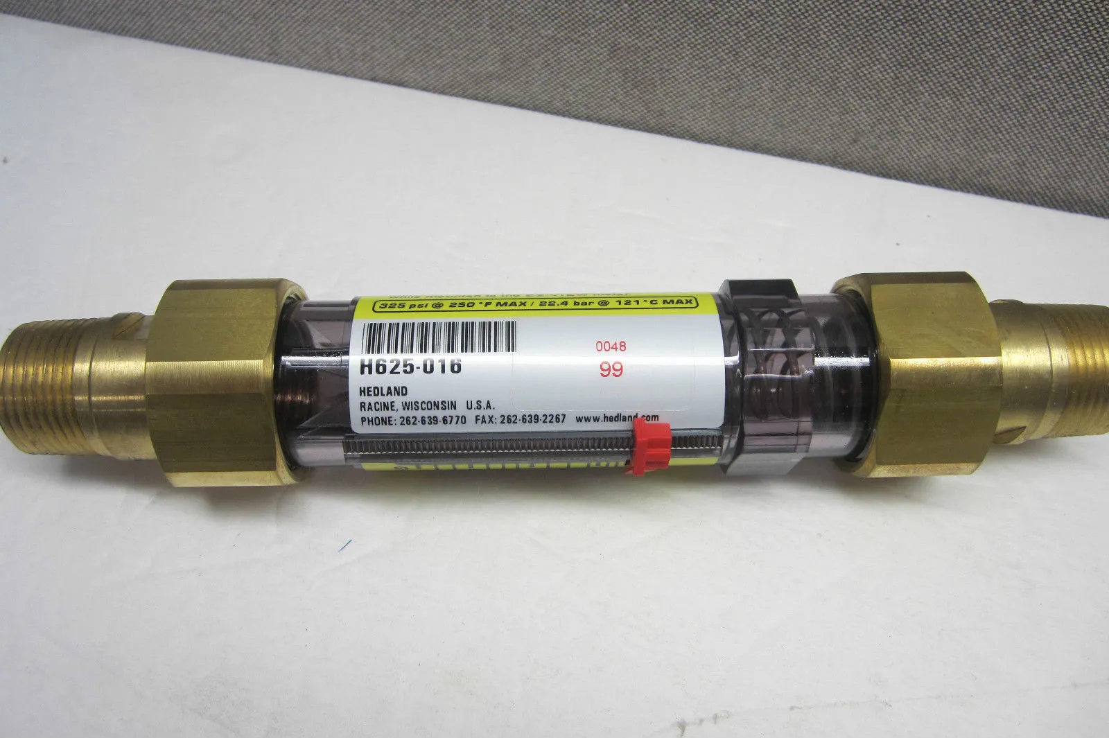NEW HEDLAND H625-016 FLOW METER H625016