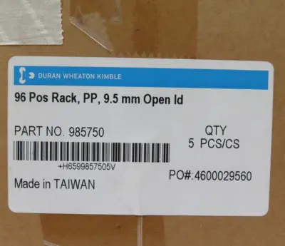 NEW WHEATON DWK Life Sciences Wheaton 985750 96-Position