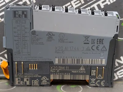 B&R Automation A20AI1744-3 Analog Input Module Assembly Rev. I0 Used
