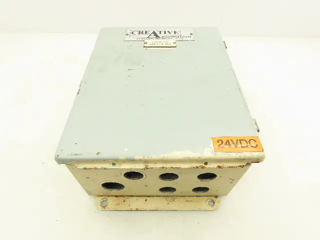 Hoffman A1008CHFTC Electrical Enclosure Box 10x8x4" Wall Mount Terminal Blocks