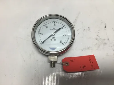 Wika 4″ Pressure Gauge 213.53 21353 30 PSI 1/2″