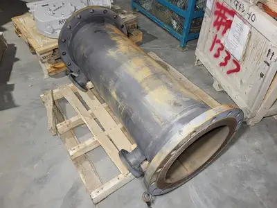 16" Class 150 Pipe Flanged Ends w/ Baffle Plate and 3" Branch Connections