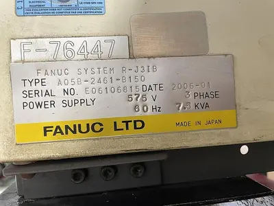 Used FANUC FANUC ARC MATE 120IB MIG WELDING CELL WITH LINCOLN 455M AND INDEX TABLE 5' X 8' RJ3IB CONTROL _UNKNOWN_ Robotic Welding Cells | Harbor Machinery Inc. #1283360