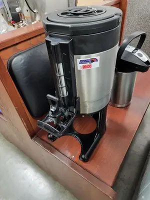 Used FalconRestaurantSupply Used Service Ideas GIU1GV2 1 gal Thermal Coffee Satellite - Brushed Finish - Used Coffee Equipment Illinois US | Falcon Restaurant Supply #1376855