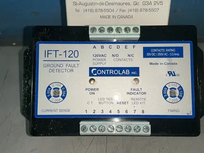 New | in-Stock CONTROLAB INC IFT120 Electrical Testers Ohio US | HGR 24 #1474867