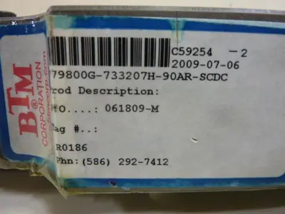 USED BTM CORP 779800G-733207H-90AR-SCDC