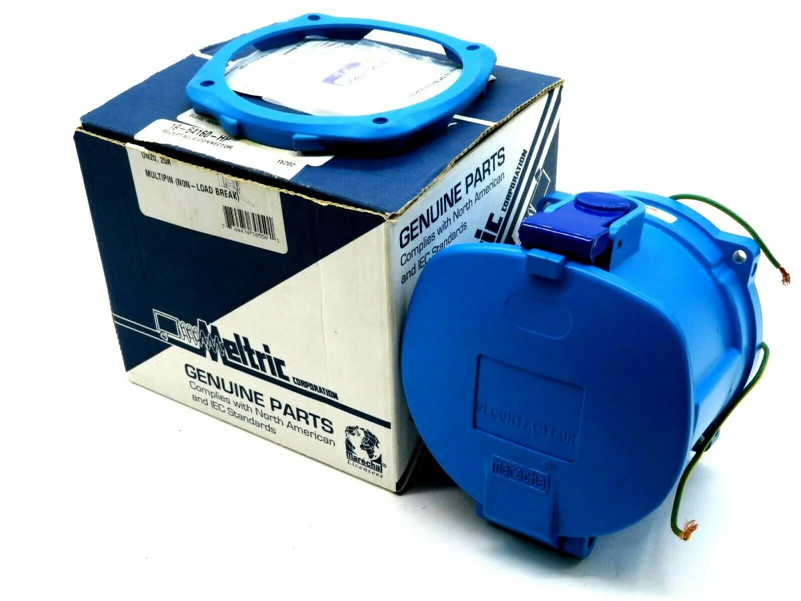 NEW MELTRIC CORPORATION 19-64160-HP RECEPTACLE/CONNECTOR DN20 20A 1964160 HP