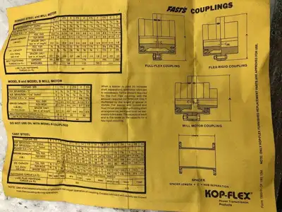 KOP-FLEX 302103 2″ Gear Coupling Sleeve; Type BS -NIB