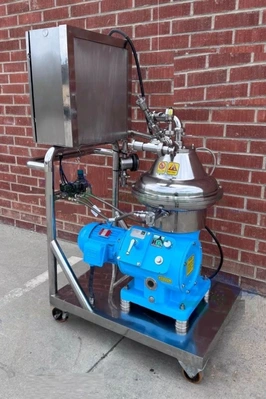 Alfa-Laval MAPX 205 sanitary separator skid, 316SS.