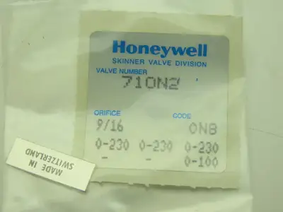 Honeywell Skinner 710N2SP Brass Solenoid Valve 2-Way NC 230 PSI 1" NPT