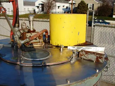 Tolhurst 48 x 30 solid bowl basket centrifuge, 316SS.