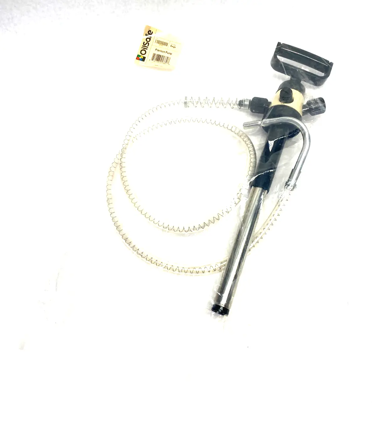 102300 | Oilsafe  Premium Hand Transfer Pump, 1 to 1 Ratio, Beige - New