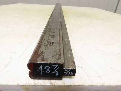 Press Brake Die 48-7/8" Long 90° V 5/16" W 1/8" D 1-3/4" H 1/2" Tang