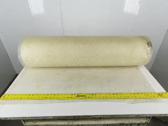 White Semi-Ridgid HDPE Plastic Mesh Screen 45" x 50'