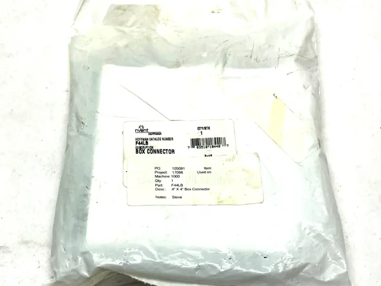 New | in-Stock Hoffman nVent Box Connector Lay-in, 4.00x4.00, Gray, Steel, Kit Electrical Fittings Michigan US | Maverick Industrial Sales #1514654