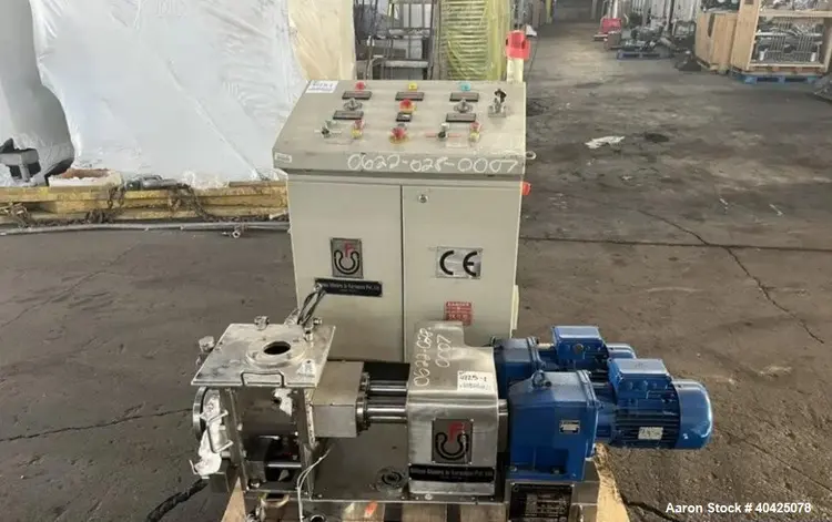 Used UNIQUE MME-3 Double Arm Mixer Extruders Illinois US | Aaron Equipment #1329189