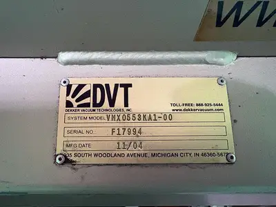 Used DEKKER _UNKNOWN_ Vacuum Pumps Pennsylvania US | Highland Automation #1298256