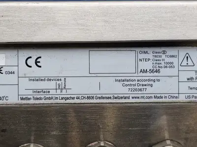 Used 2018 METTLER TOLEDO IND226X Scales British Columbia CA | Lenmark #1743777