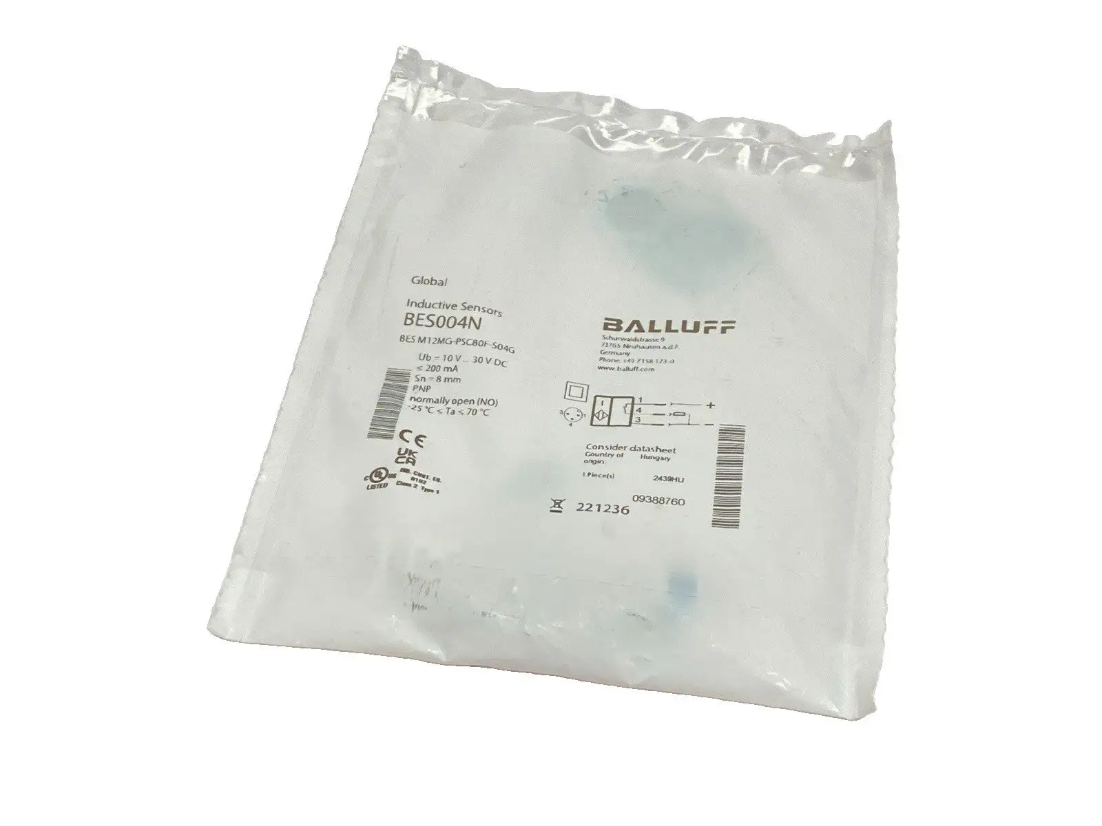 New | in-Stock Balluff Inductive Proximity Sensor PNP NO Non-Flush Proximity Sensors Michigan US | Maverick Industrial Sales #1498208