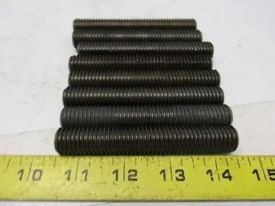 5/8"-11x4-1/2" (OAL 4-3/4") A320 L7 Fully Threaded Stud Lot of 8