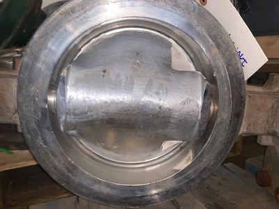 Fisher 8" -600# Stainless Steel Butterfly Valve Type 8510