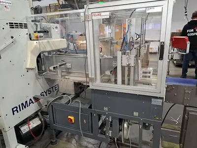 USED FELINS ATS AUTOMATIC BANDING MACHINE W/ STACKER INTAKE