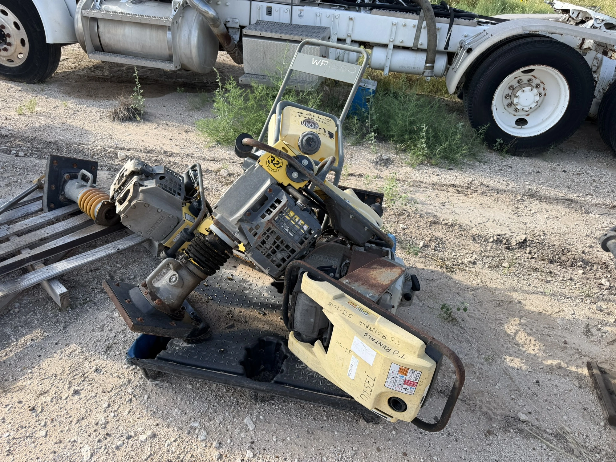 Used _UNKNOWN_ _UNKNOWN_ Plate Compactors Texas US | Miedema Asset Management Group #1312353