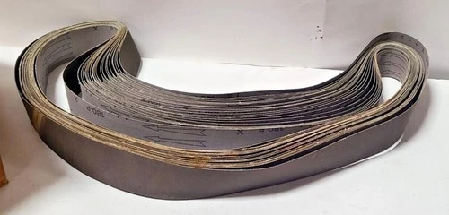 10 Western Abrasive Sanding Belt 2-1/4" x 80" 180 X Grit ALUM OXIDE RESIN CLOTH