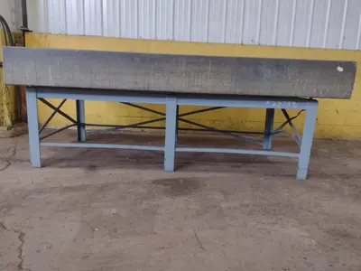 8' X 4' X 10" CHALLENGE PRECISION LAYOUT INSPECTION GRANITE TABLE: STOCK #23798