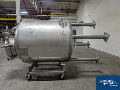 USED Precision 1,000 Liter Precision Stainless Reactor, 316L S/S, 51.5/160#