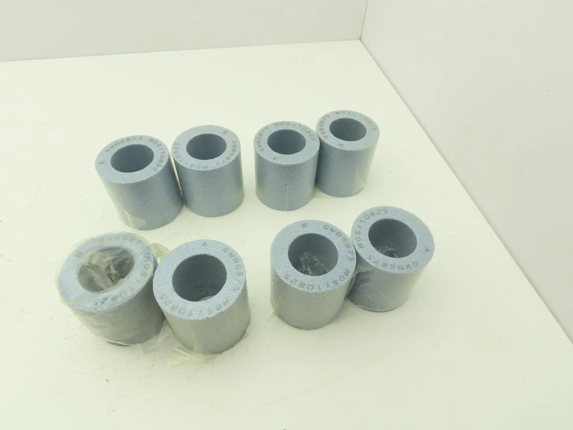 Norton Abrasives GWBG875 Alundum Grinding Wheel 3.0"x6.374x1-3/4" Lot of 4 Sets
