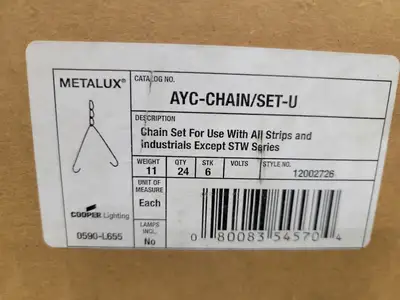 NEW COOPER LIGHTING AYC-CHAIN/SET-U