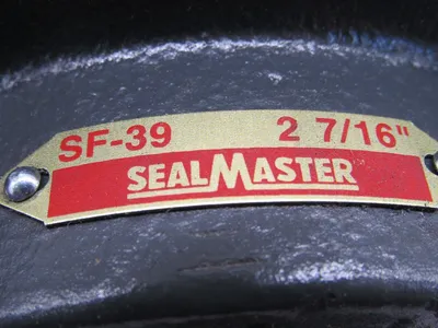 NEW SEALMASTER SF-39 FLANGE BEARING 4 BOLT 2 7/16" SF39
