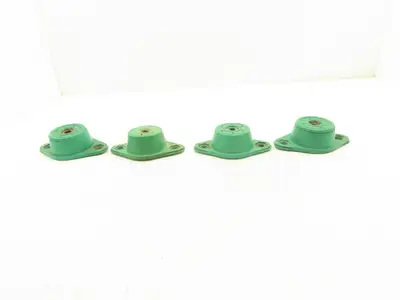VMC R-3 Vibration Isolator Mount Green Neoprene 750Lb Load  Lot of 4