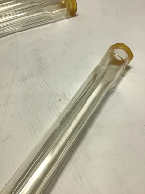 Glass Test Tube No S&K 1/2-37-G-10 (Lot of 5)