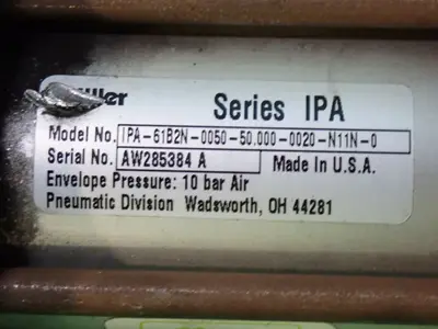 Miller Pneumatic Cylinder Lot