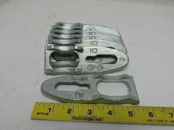 Crouse-Hinds 2" Clamp Back Spacer Rigid EMT Conduit Lot Of 8