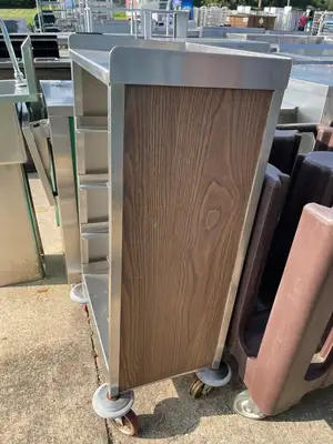 Used Falcon Restaurant Supply Used Stainless Steel Tray Serving Cart - SS50 Restaurant Equipment (Miscellaneous) Illinois US | Falcon Restaurant Supply #1376086