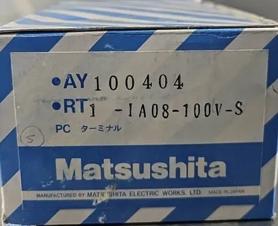PANASONIC AY100404 Matsushita RT1-1A08-100V-S PC Terminal. Loc3D-27