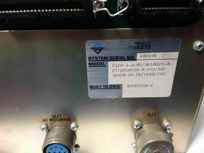 AEROTECH UNIDEX 12 Motion Controller S/N: 48049B Model U12H-4-A-80/DSL8020-8-F7