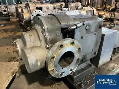 USED Waukesha 4" Waukesha Rotary Lobe Pump, S/S, 15 HP, Model 5070