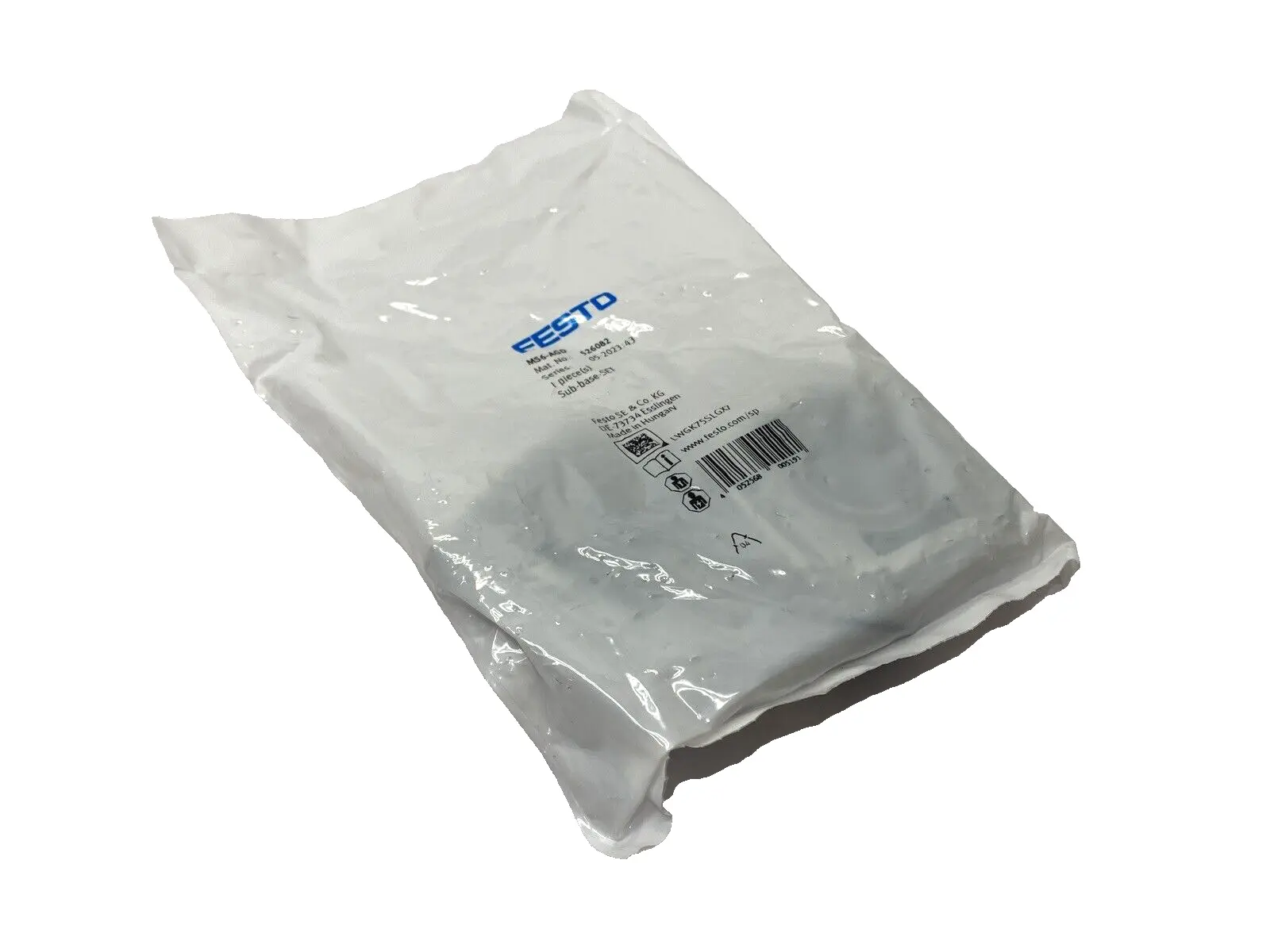 New | in-Stock Festo Sub-Base-Set 526082 Parts (Hydraulics and Pneumatics) Michigan US | Maverick Industrial Sales #1390803