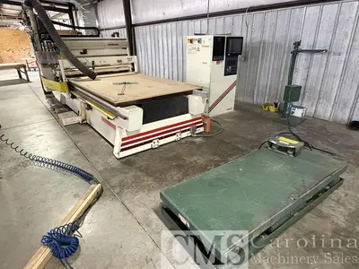 Used 2002 THERMWOOD MODEL C53 CNC ROUTER WITH ROLLER HOLD DOWN CNC Routers North Carolina US | CAROLINA MACHINERY SALES #1493561