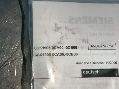 New | in-Stock SIEMENS 6GK19050CA00 Bus Bars & Plugs Ohio US | HGR 24 #1357325