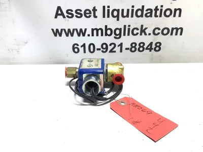 Alcon U31-43-21-12Z 1/4″ Brass 3 Way Solenoid Valve 120V 60Hz 14.25W
