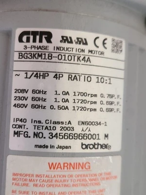NEW Brother Induction Motor