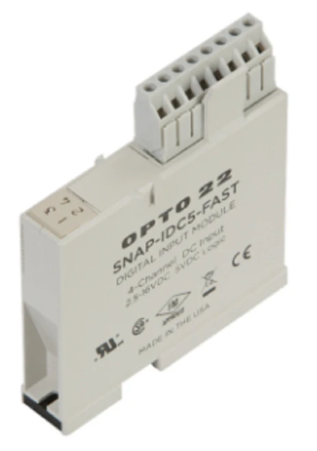 Opto 22 SNAP-IDC5-FAST SNAP 4-Ch High-Speed 2.5-16VDC Digital Discrete Input Mod [Refurbished]
