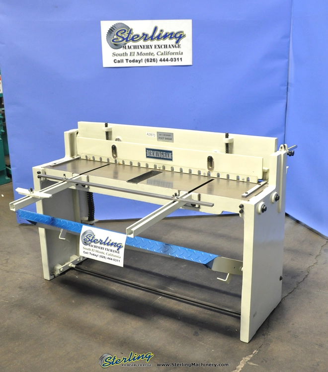 New | in-Stock BIRMINGHAM 0-5216-C Foot Power Shears California US | Sterling Machinery Exchange #1467179