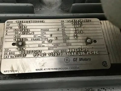 USED GENERAL ELECTRIC / GE 5K286QNB6001A